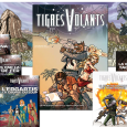 La gamme Tigres Volants La gamme du jeu Tigres Volants inclut: Le livre de base (320 pages). L’écran et son livret de 32 pages, Entre deux eaux. La Bibliothèque tachyonique #1: Copacabana Transit, supplément...